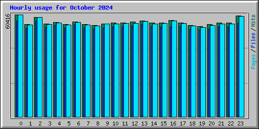 Hourly usage for October 2024